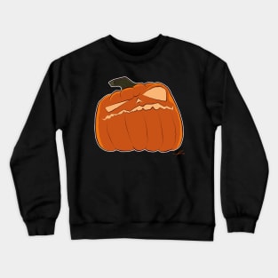 Grumpy Halloween Pumpkin by IAMO Crewneck Sweatshirt